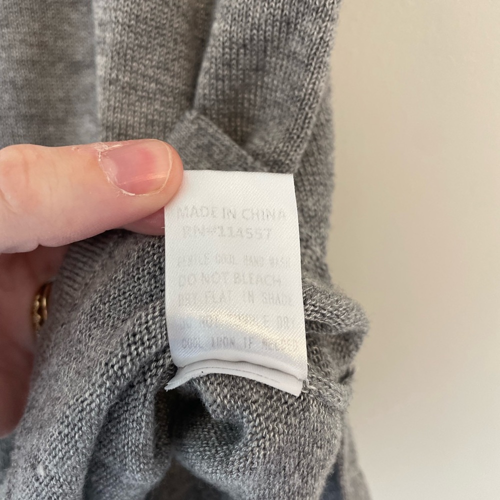 Gray Ruffle Sleeve Top - Picture 5 of 5